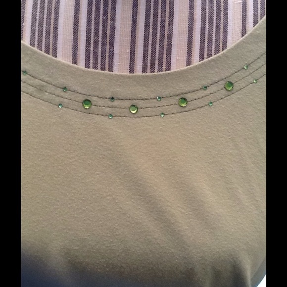 Fashion Bug Soft Mint Green Top size Lg - Picture 3 of 10
